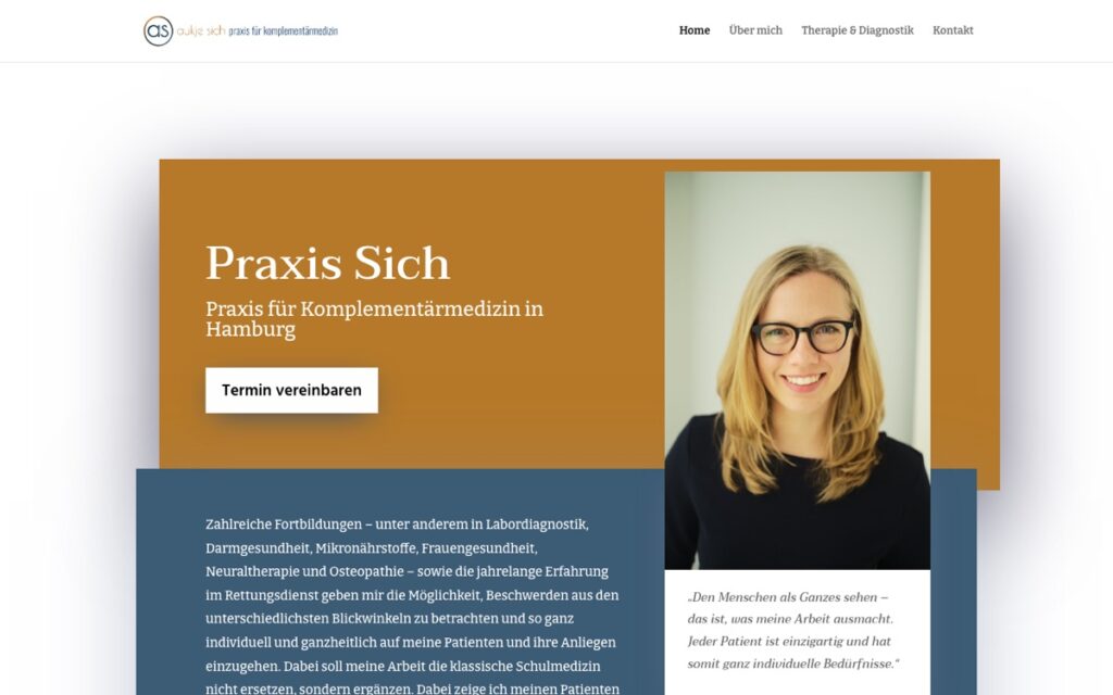Screenshot: Praxis Sich